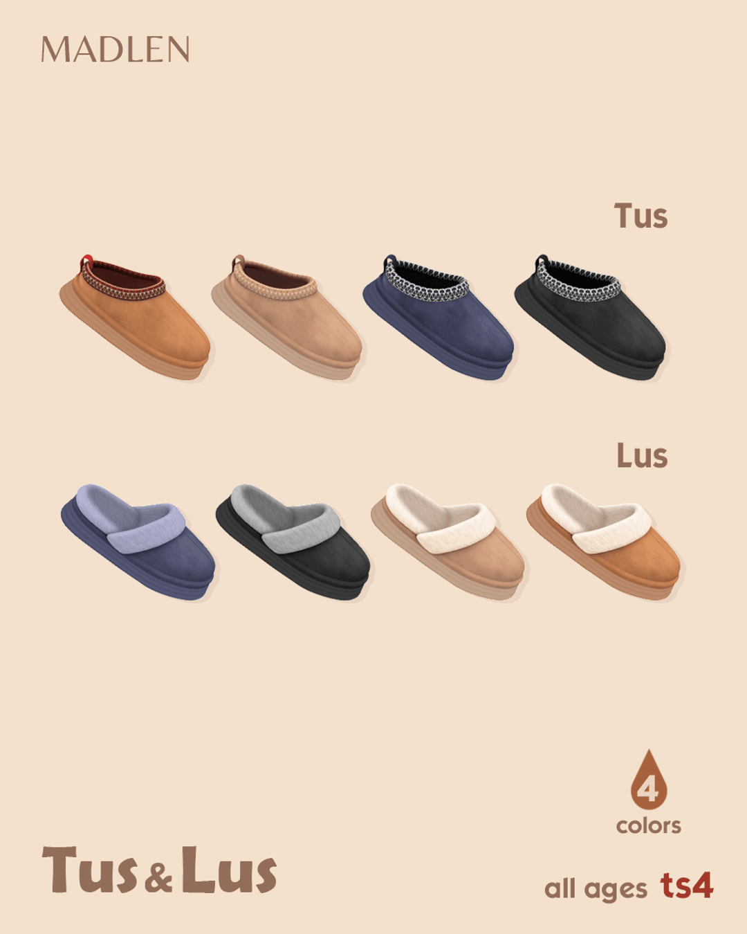 Галерея мода Тапочки Tus&Lus Slippers #1